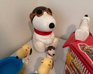 Snoopy Flying Ace Cookie Jar