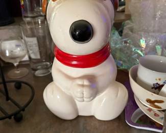 Snoopy Flying Ace Cookie Jar
