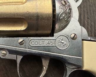 Vintage Hubley Colt 45 Diecast Cap Gun