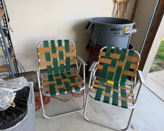 Vintage lawn chairs