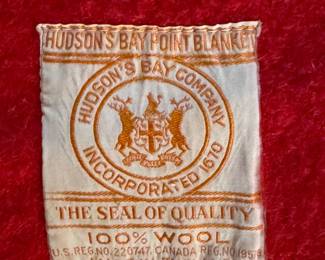 Hudson Bay blanket 