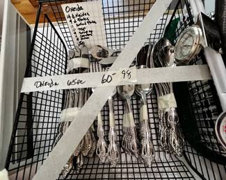 #98	Oneida Community Flatware Mixed Set - 65 pieces Approx	 $65.00 