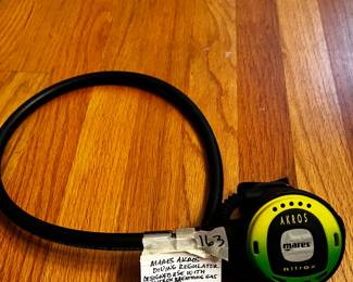 #163	Mares Akros Diving Regulator Designe use with Nitrox Breathing Gas - Untested or Certified	 $40.00 