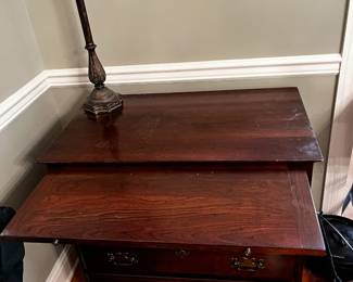 #10	Pennsylvania house Chest of 4 Drawers w/Brass Side Handles - w/slide-out tray - 31x18.5x30	 $125.00 