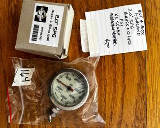 #164	New w/tags and Box Highland Brass & Glass XS Scuba	 $45.00 