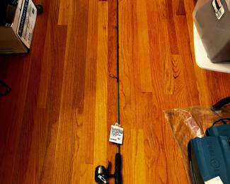#196	Berkley Pole Cherrywood 5'6" Light CW02-562 LS with Flueger President Mono Spinning Reel	 $50.00 