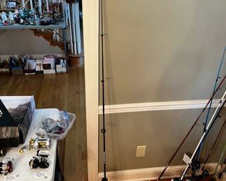 #194	Zebco Rhino Tough Pole RNGS662MB 6'6" Medium Lane with 1040 Mitchell Spinning Reel	 $30.00 