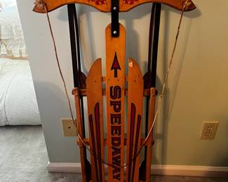 #70	Speedway Metal/Wood Sled	 $45.00 