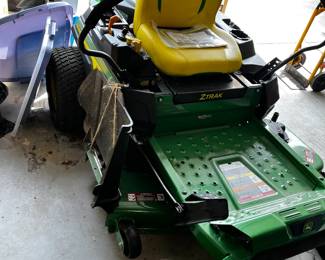 #38	John Deere Model Z330M Zero turn - 48" Cut only 1.5 Hours w/spreader & Grass Catcher	 $3,500.00 