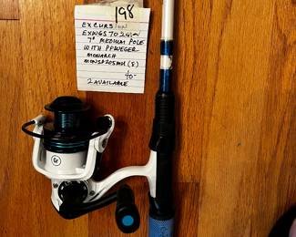 #198	Fishing	Excursion EXWGS702M 7' Medium Pole with Pfweger Monarc Monsp205m (8) 	 $40.00 