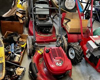 #51	Toro Self-Propelled Push Mower 6.5HP  w/grass bagger	 $120.00 