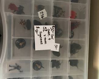 #236	Case plus 52 X men Figurines	 $50.00 