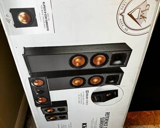 #122	Klipsch Dolby Atmos360 Surround Sound System - 5 pc Set	 $300.00 