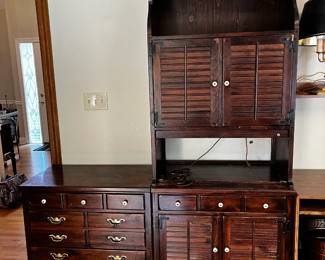 #16	Etha Allen Pine Chest w/3 drawers  - 32x18x30	 $100.00 