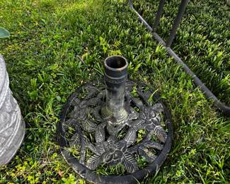 #44	Iron Umbrella Stand - 16"Diameter by 13" Tall	 $20.00 