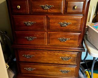 #74	Sumter 5 Drawer chest of Drawers - Upstairs you move down - 37x19x50	 $125.00 