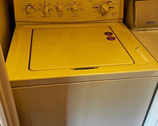 #104	Kitchenaid Almond Washing Machine - w/agitator 	 $75.00 