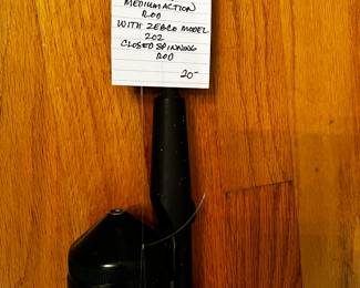 #202	Vintage Zebco Lancer Model 1640 Medium Action Rod with Zebco Model 202 Closed Spinning Ro	 $20.00 