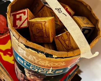 #82	Playskool Alphabet Blocks	 $20.00 