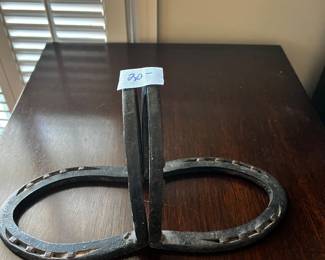 #86	Horse Shoe Bookends	 $20.00 