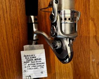 #179	Berkley Big Game Power Series Model BGS702M 7" Medium Spinning with ABU Garcia Cardinal 104 (5)	 $45.00 