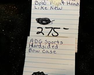 #157	Hoyt Compound Bow Right Hand Like New ADG Sports Hardsided Bow Case	 $275.00 