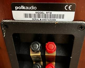 #118	Polk Audio - set of 2 Floor Speakers - RTS	 $200.00 
