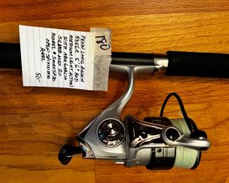 #180	Penn Long Beah 3356C 5'6" Rod Medium Light Action with ABU Garcia Silver Max 30 Model #SMAXSP30 Open Spinning Reel	 $50.00 