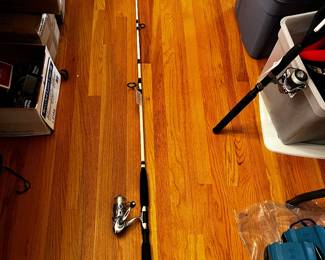 #179	Berkley Big Game Power Series Model BGS702M 7" Medium Spinning with ABU Garcia Cardinal 104 (5)	 $45.00 