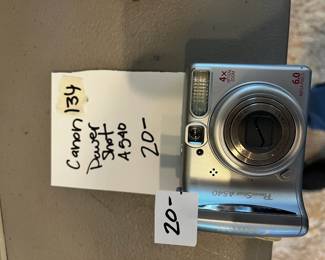 #134	Cannon Powershot A540 Camera 	 $20.00 