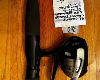 #200	Mr Crappie Crappie Thunder with Zerco Reel CT556-2 Light Action 5'7" Graphite	 $40.00 