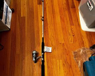 #180	Penn Long Beah 3356C 5'6" Rod Medium Light Action with ABU Garcia Silver Max 30 Model #SMAXSP30 Open Spinning Reel	 $50.00 