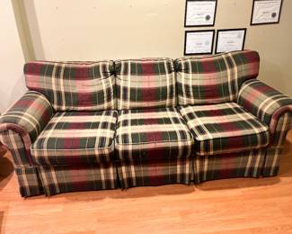 Plaid Sofa