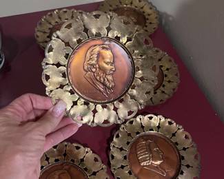 Music Composers Penny Wall Plaques