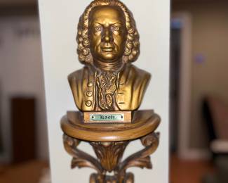 Bach wall bust 