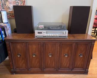 Sears Turntable And Speakers