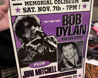 1998 Bob Dylan Concert Poster