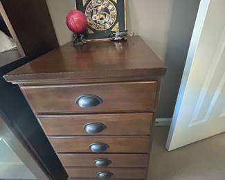 Wood file cabinet
