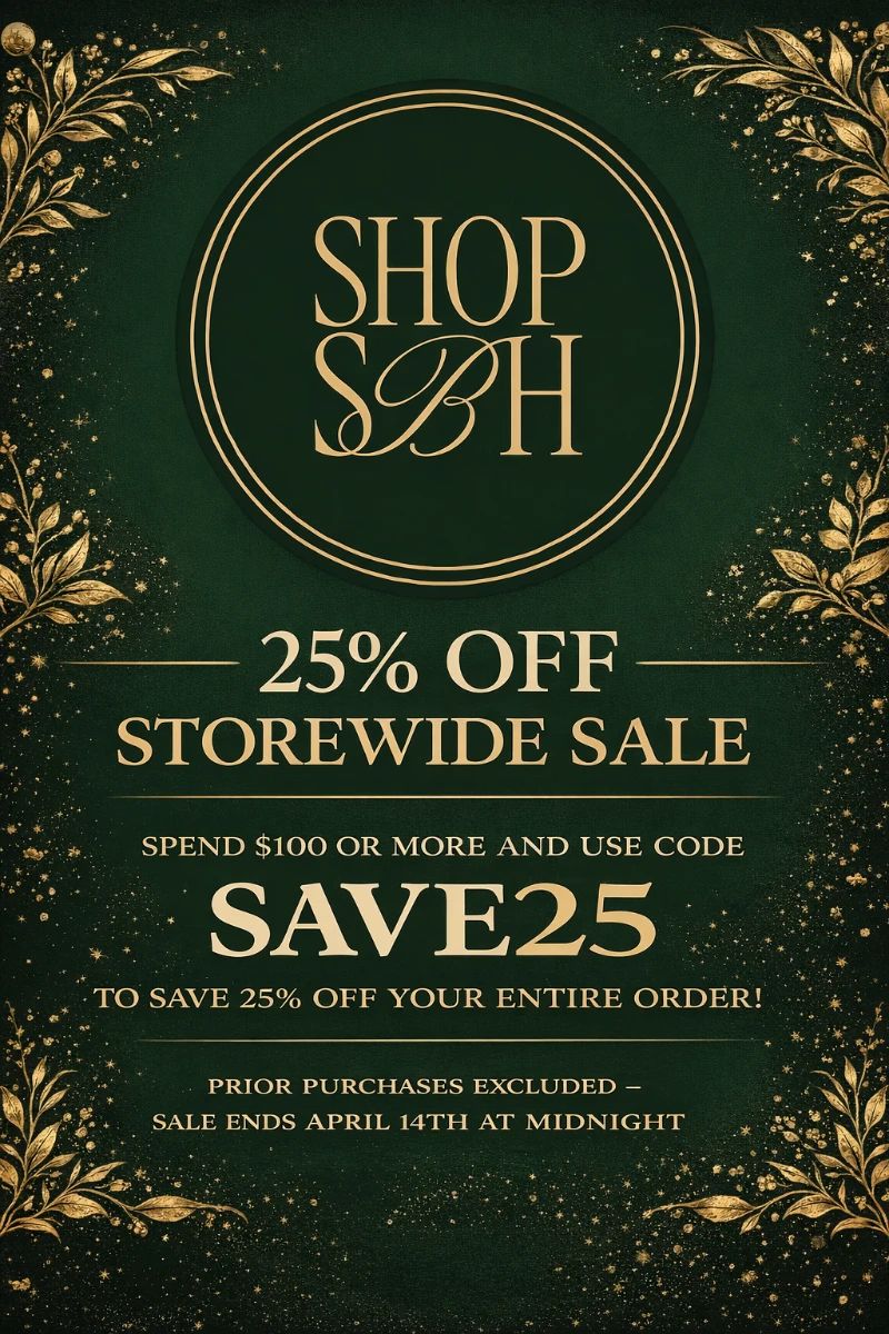25 off sale at Shop SBH