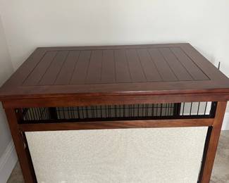 Frontgate Wooden Dog Crate - 28 3/4"W 43 D 32 3/4 H