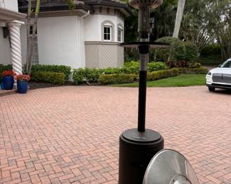 2 Tall portable outdoor heaters - 90" H