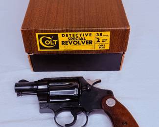Police Issue .38 Special Colt Revolver - a purchase permit is required to buy this gun.
