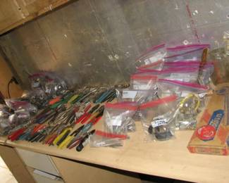 hand tools, drill bits and more