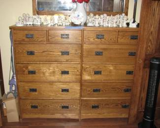 nice dresser, precious moments