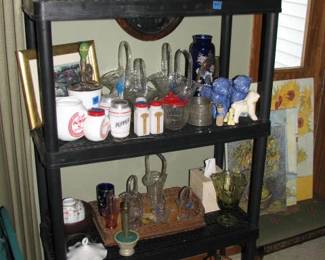 hair recievers and misc. glassware