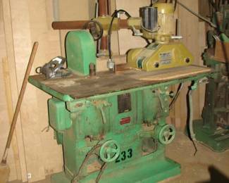 dual head shaper 3 phase and material feeder