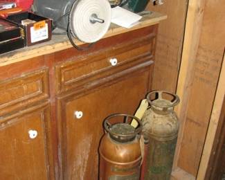 brass/copper fire extinguishers