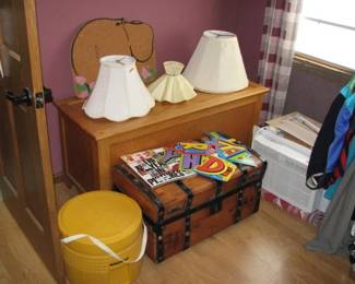 trunk, cedar chest, cooler and more