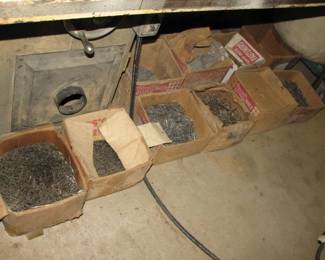 boxes of screws