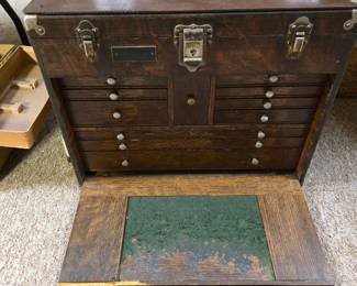 Antique tool chest